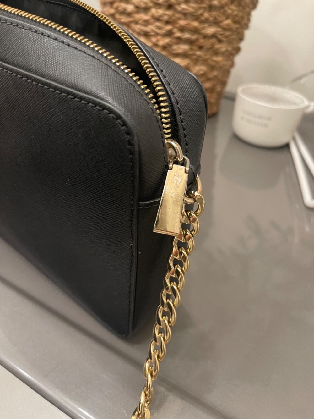 Michael Kors Black Crossbody Purse Bag - Picture 4 of 9